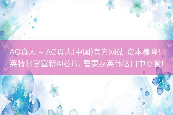 AG真人 - AG真人(中国)官方网站 资本暴降! 英特尔官宣新AI芯片， 誓要从英伟达口中夺食!